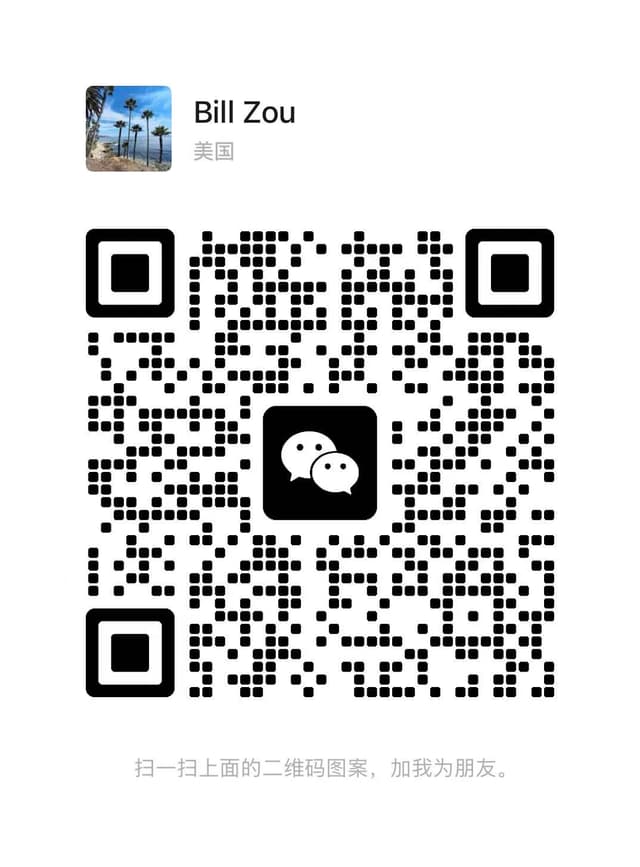 WeChat QR Code - Bill Zou